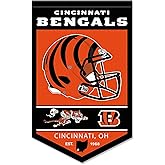 WinCraft Cincinnati Bengals Heritage History Banner Pennant
