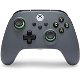PowerA Advantage Wireless Controller for XBOX Series X|S - Regen Slate | Black, Officially Licensed, Hall Effects to prevent stick drift, 1000Hz Polling Rate