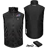 ActionHeat Men's NFL 5V Softshell Battery Heated Full-Zip Vest