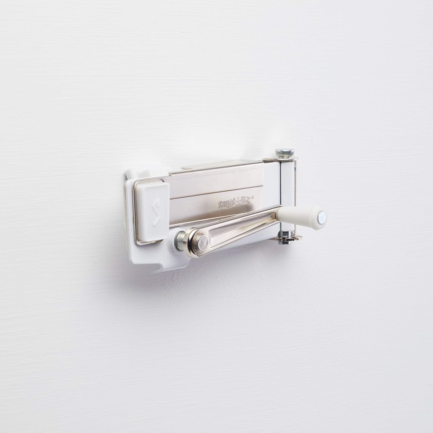KitchenCraft KC609WH Swing-A-Way Wall Mounted Can Opener - Tin Opener with Magnetic Lid Lifter, Metal, 17.5 x 8 x 7 cm - Image 3