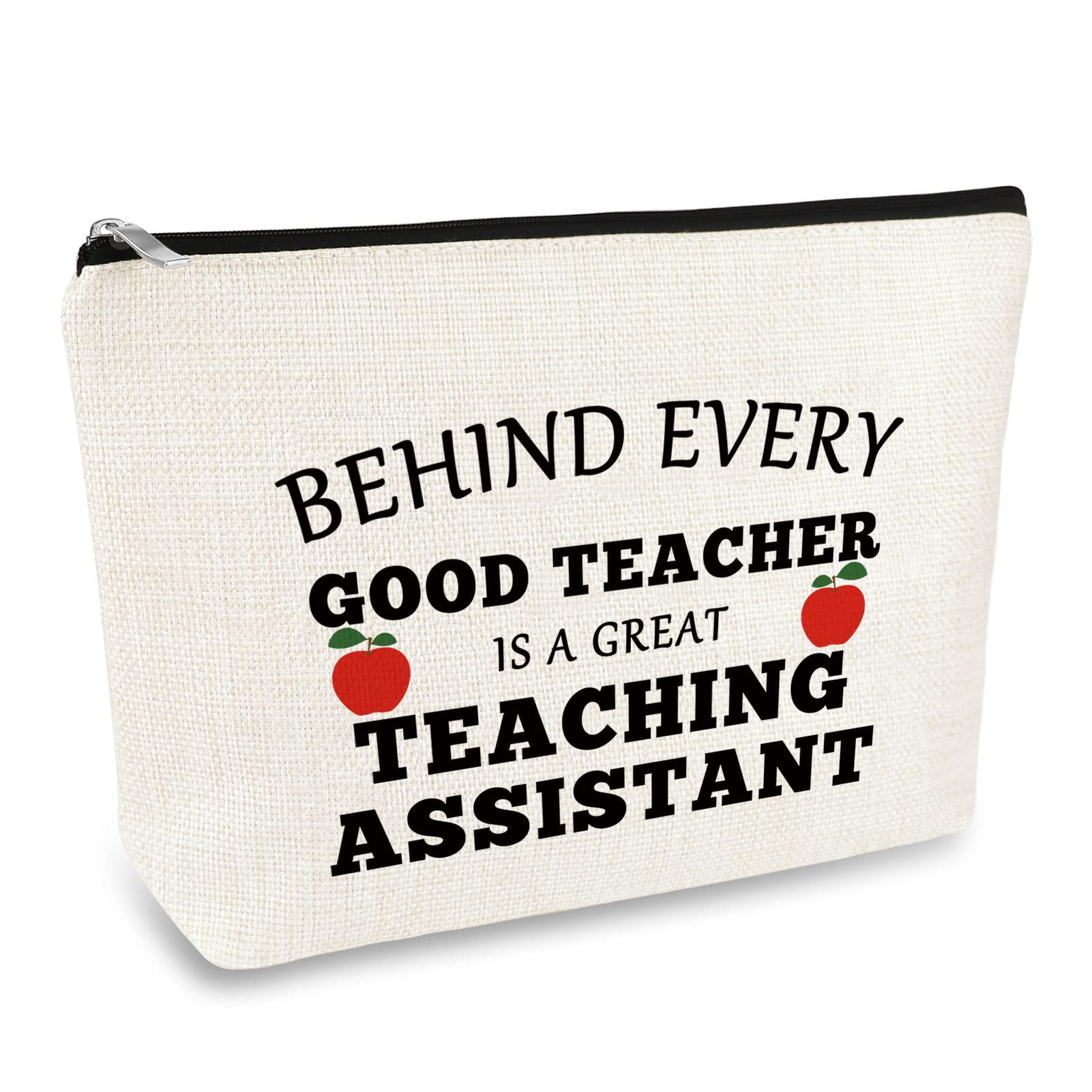 Teaching Assistant Gift Teacher Assistant Makeup Bags Gift for Women Teacher Assistant Appreciation Gift Teaching Assistant Thank You Gift Cosmetic Bag Paraprofessional Gift Teachers' Day Gift