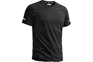 MAGCOMSEN Dry Fit Shirts for Men Sun Protection Athletic Short Sleeve Shirt Workout Gym Fishing Swim Rash Guard