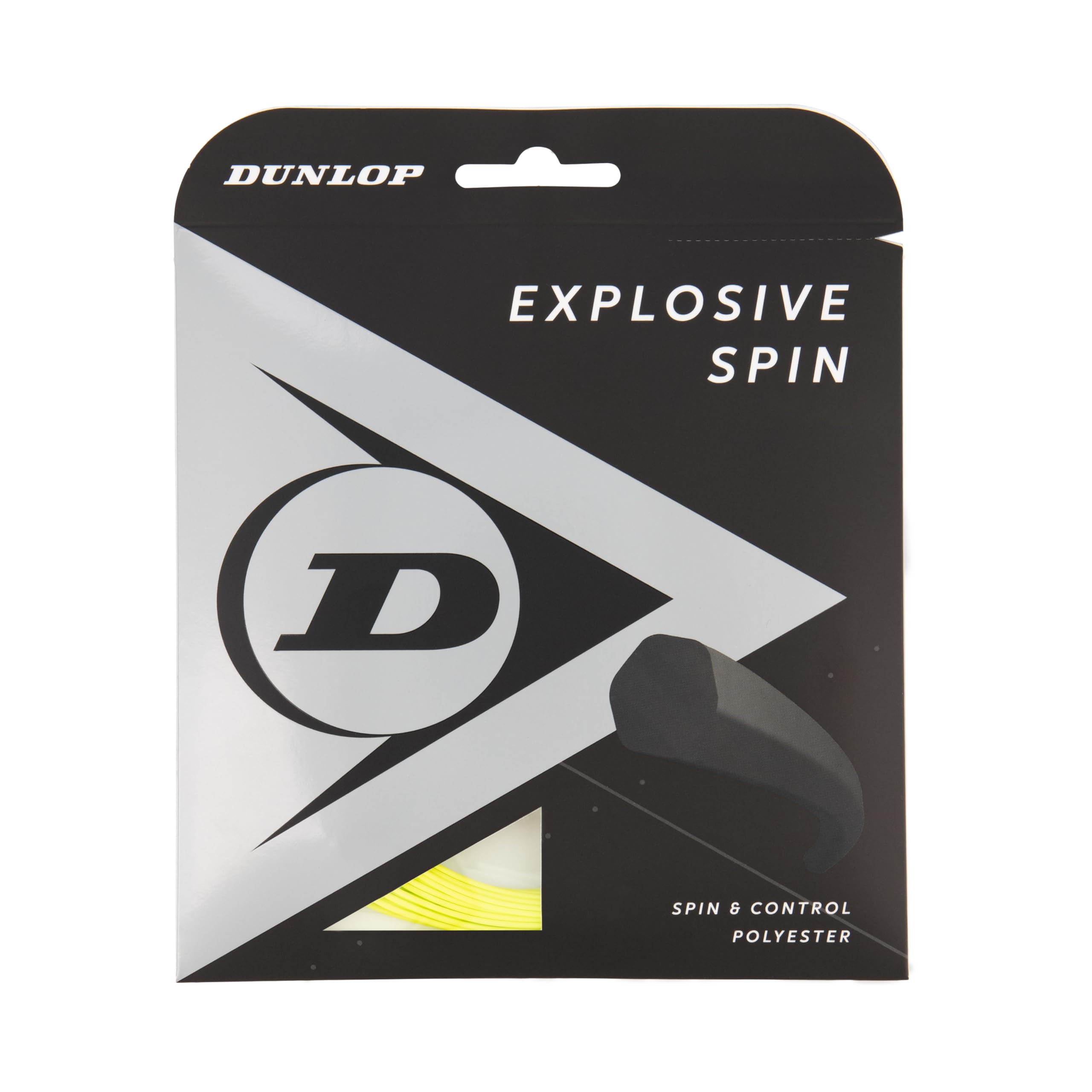 Dunlop Explosive Spin Tennis String 16g/1.30mm, 12m Set, Yellow