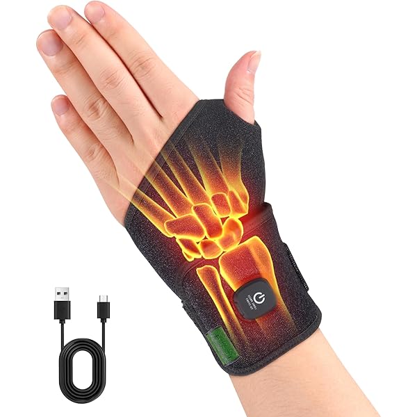 Heated Wrist Support For Arthritis Cozy Heated Wrist Wrap With Massage
