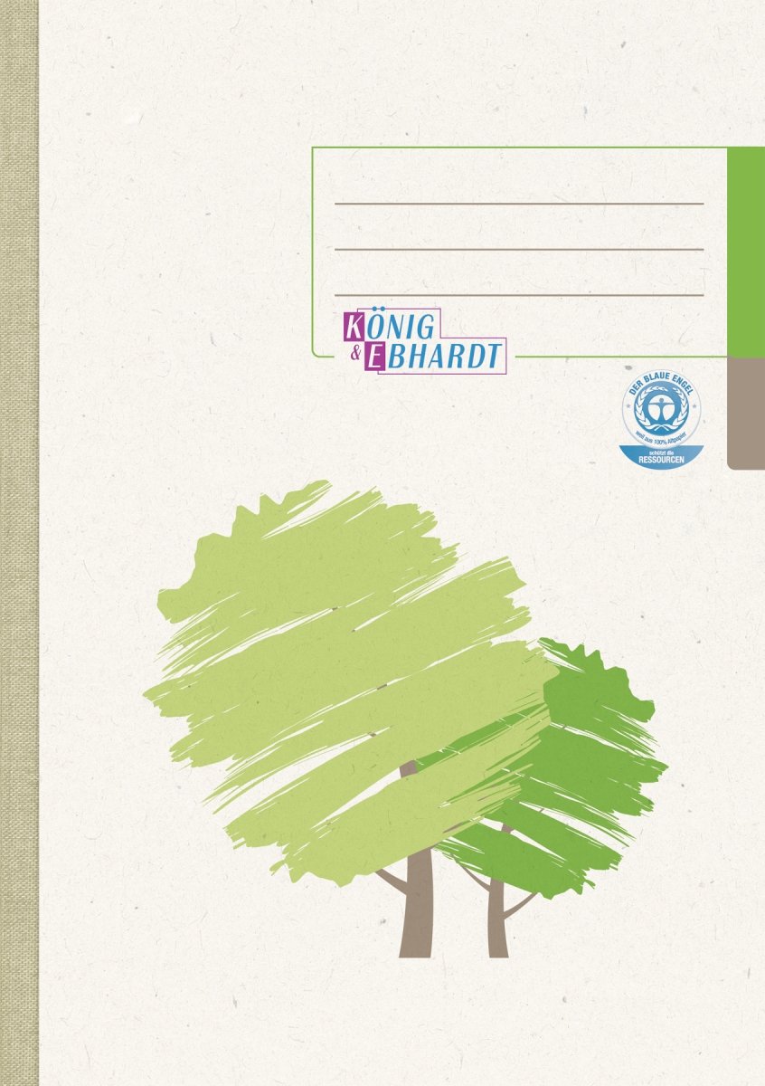 König & Ebhardt 861529201 Notebook A5 Squared 96 Recycled