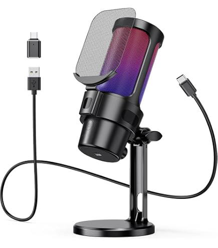 Razer Microfone USB Seiren V2 Pro para streaming, jogos, gravação