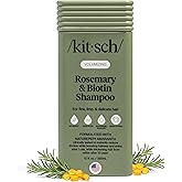 Kitsch Volumizing Rosemary & Biotin Liquid Shampoo for Hair Growth – Shampoo for Men and Women, Boosts Fullness & Shine After 1 Use – Clean Bio-Based Hair Care, Color-Safe, Made in USA – 12 oz