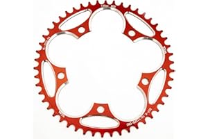 YBEKI 130BCD Chainring - CNC Machined 7075-T6 Aluminum Narrow-Wide Chainwheel for Road Bikes (38-60T Options) | 8-12 Speed Compatible | Ultra-Lightweight | Anti-Drop Design