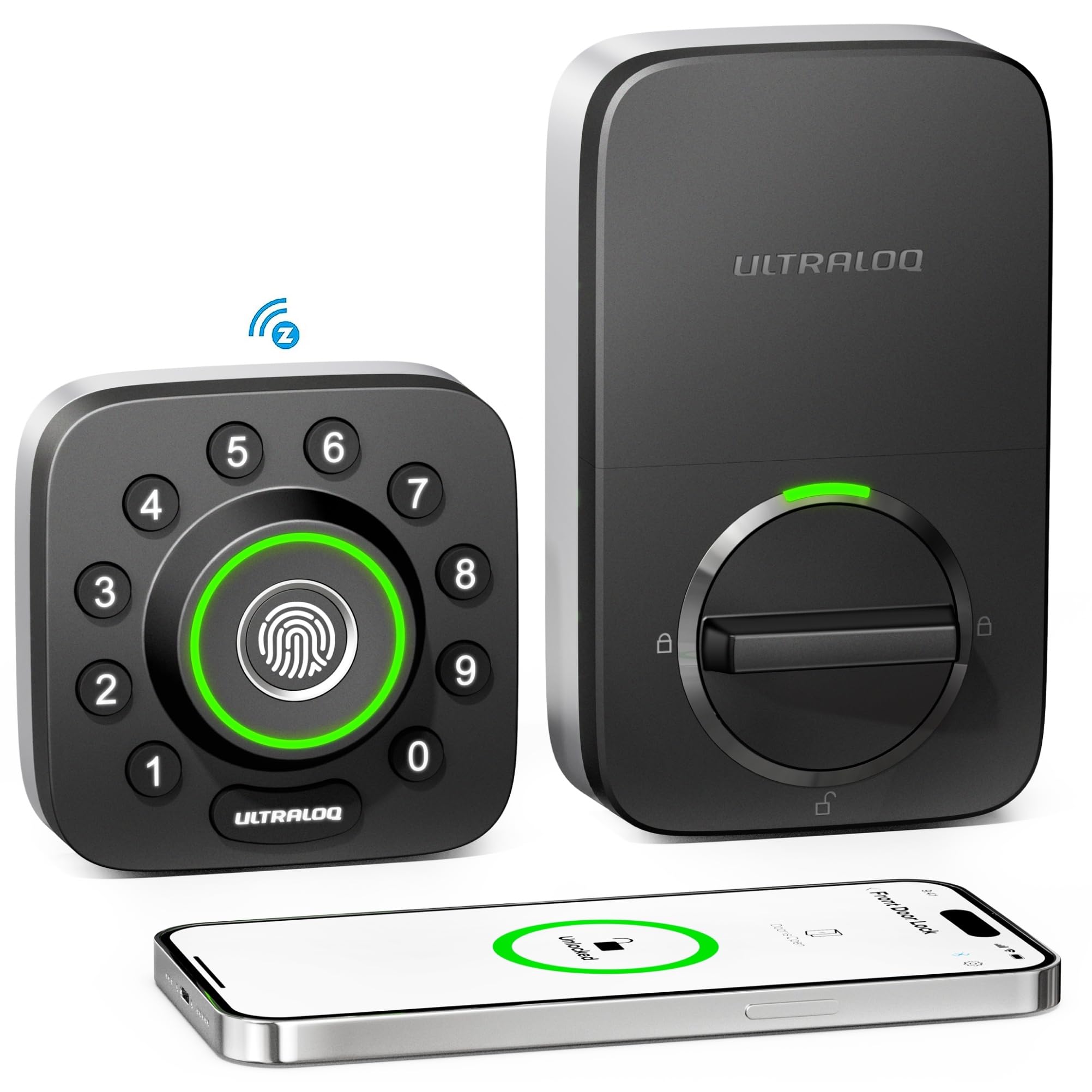 Mua ULTRALOQ U-Bolt Pro Z-Wave Smart Lock with Fingerprint ID, Works