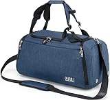 KASIBON 42L Sports Duffle Bag with Shoes Compartment Wet Pocket Carry On