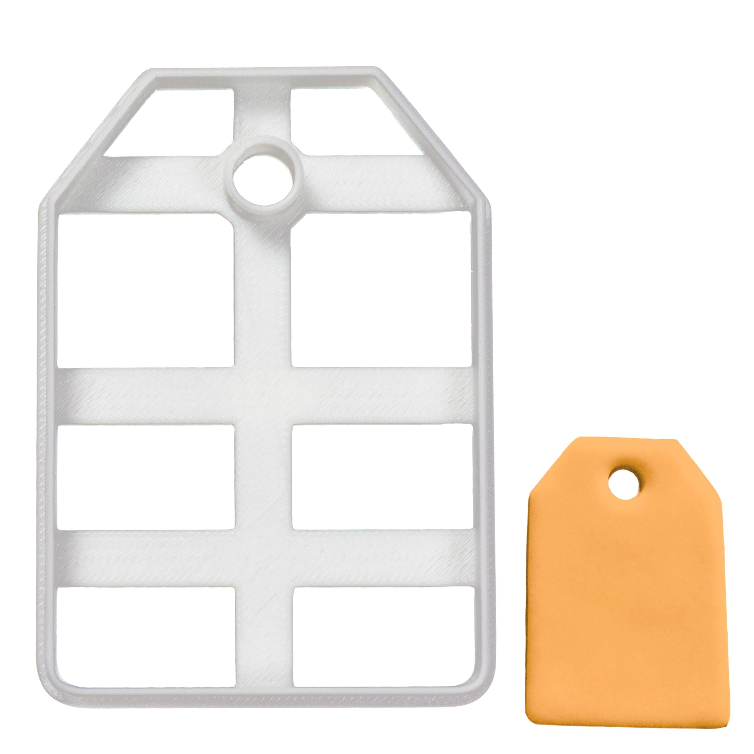 BAKERLOGY Tea Bag Cookie Cutter - Detailed Biscuit Cutter Design for Baking and Crafts, Ideal on Fondant, Dough, Clay, Ideal for DIY high Tea Party