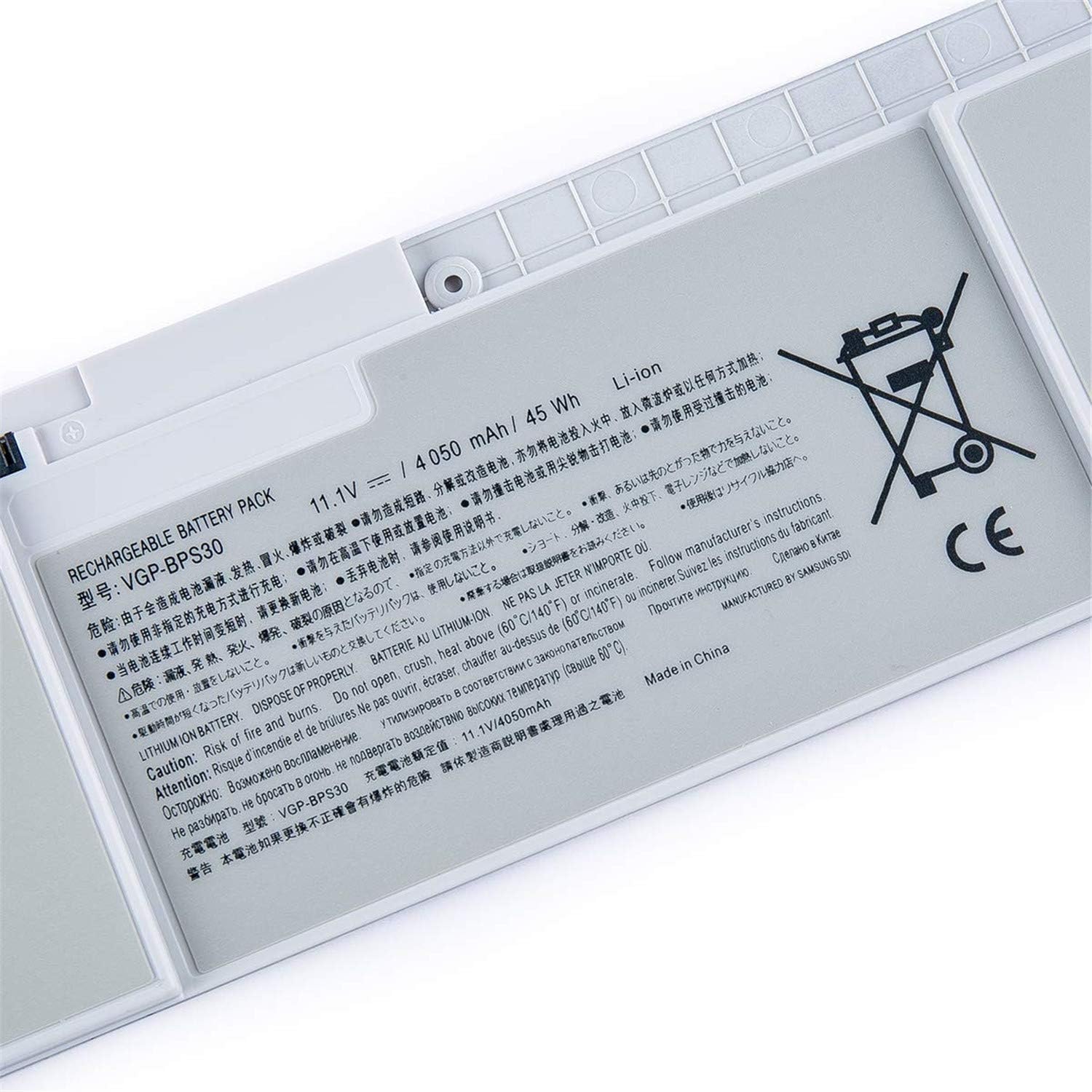 VGP-BPS30 Laptop Battery Replacement for Sony Vaio SVT-13 SVT-11 T13 T11 VT13117ECS Series(11.1V 45Wh) - Image 4
