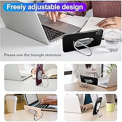 Foldable Cell Phone Stand for Desk, Adjustable