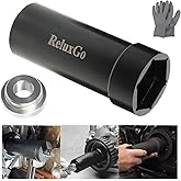 ReluxGo Mainshaft Sprocket 1 7/8" Socket with 1/2" Drive for 1936-2006 Harley-Davidson Big Twins Engine &amp; Twin Cam, 1 7/8 Wrench Main Shaft Pulley Socket Tool, Harley Davidson Specialty Tool Kit