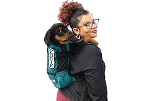 K9 Sport Sack Trainer - Small, Harbor Blue - Ideal for Dogs with 13-16” Back Length - Backpack-Style Training Carrier - Meant for Quick, Non-Strenuous Activities