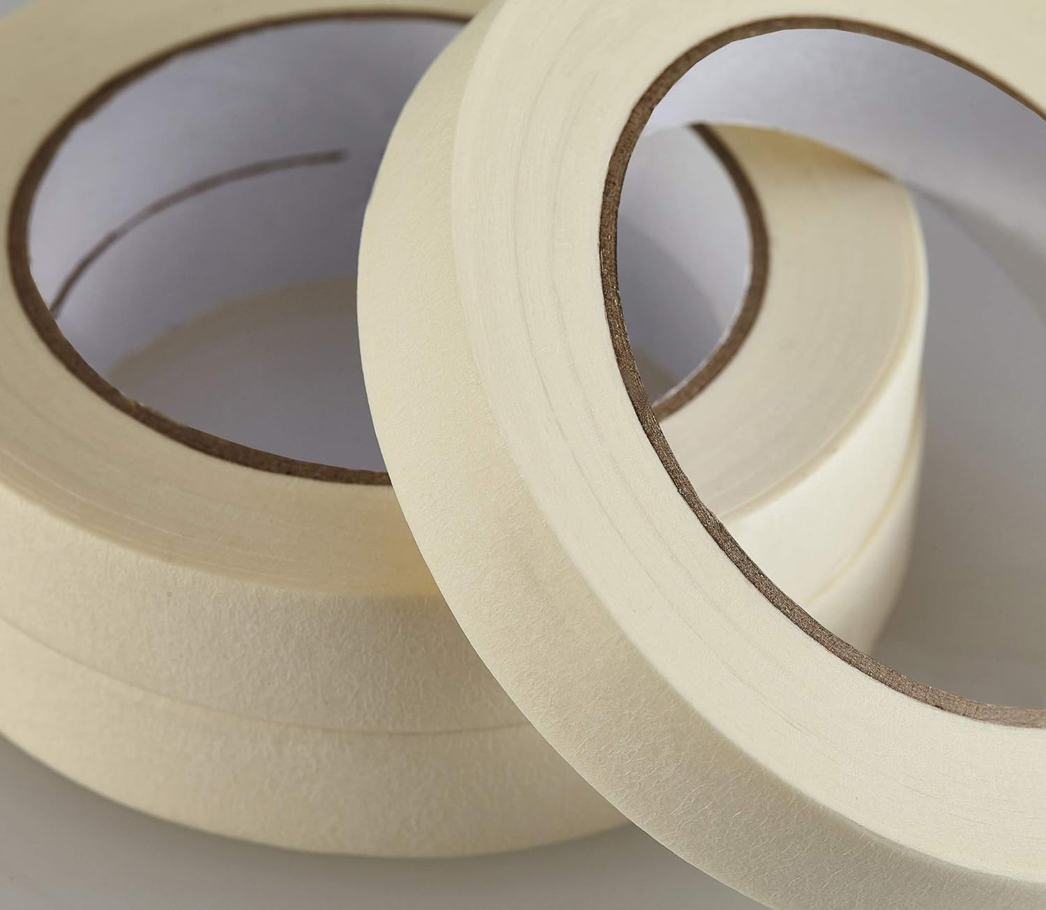 Lichamp Masking Tape 10 Pack General Purpose Beige White Color, 0.75 inch x 55 Yards x 10 Rolls (550 Total Yards), for Painting, Home, Office, School Stationery, Arts, Crafts etc. (3004): Office Products