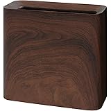 Ideaco TUBELOR Hi-Grande Designer Rectangular Trash Can, Conceals any Plastic Bag 3.0 Gal / 11.5L, ROSEWOOD