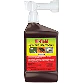 Hi-Yield (30206) Systemic Insect Spray RTS, 32 oz | Imidacloprid systemic RTS - Controls aphids, whiteflies, Japanese beetles &amp; more on trees &amp; shrubs - Homeowners