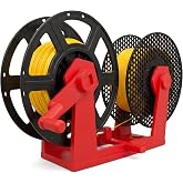 JBGYNU 3D Printing Filament Coil Winder, Hand Cranked 1kg Spool Rewinder | Smooth Winding, Double Spool Structure, For 3d Printing Consumables, Welding Wire, Sewing Thread