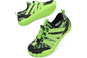 JOINFREE Kids Water Shoes Boys Girls Quick-Dry Aqua Socks Barefoot Beach Swim Shoes Lightweight Non-Slip Rubber Sole for Pool