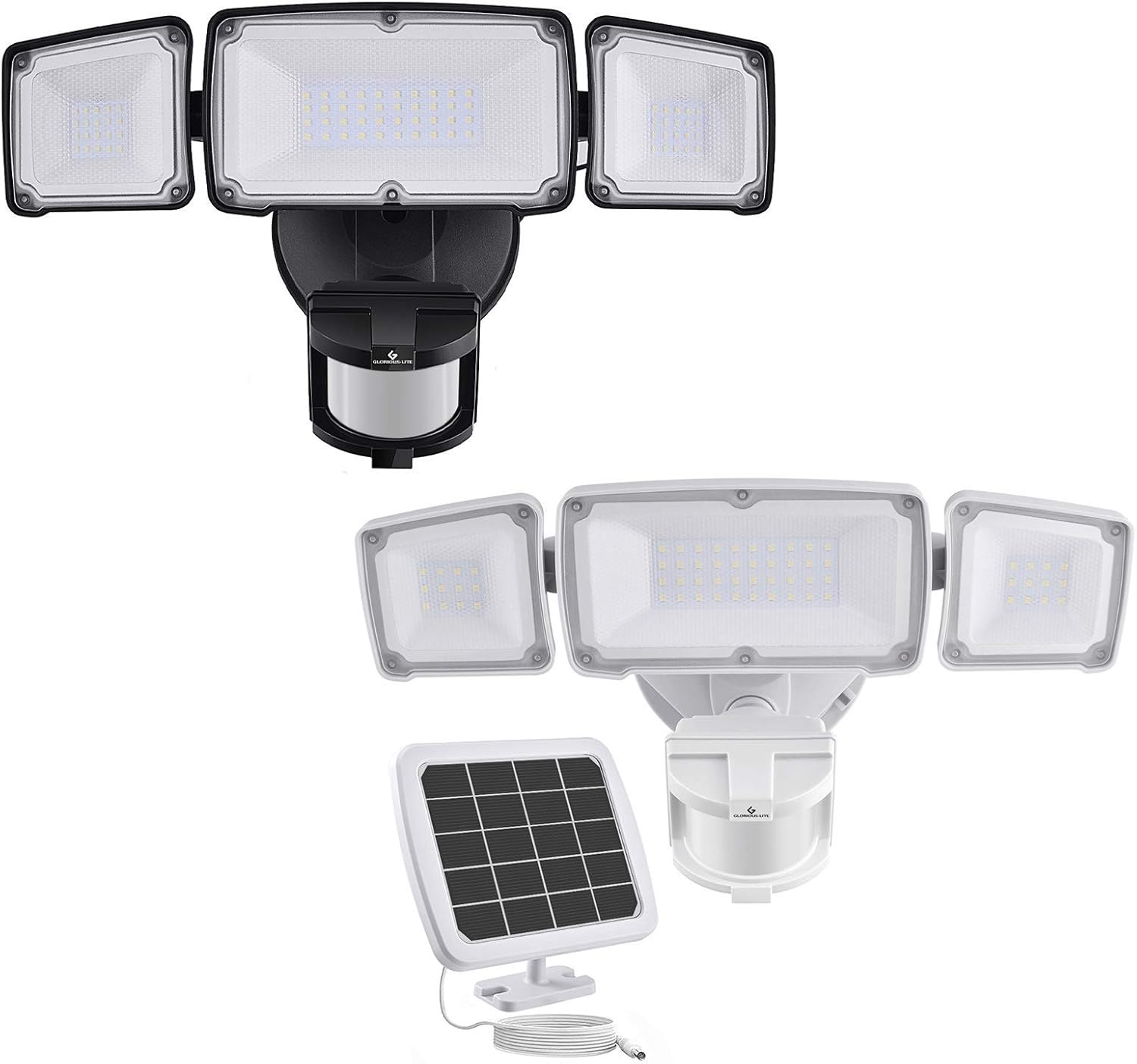 GLORIOUSLITE LED Motion Sensor Security Lights Outdoor, Motion Sensor
