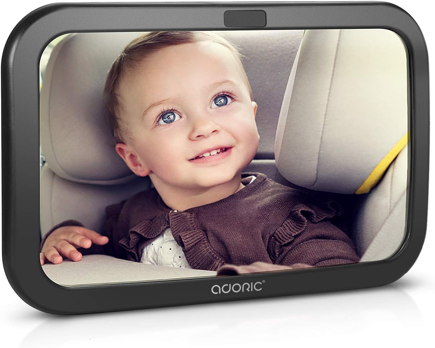 Miroir Voiture Bebe Retroviseur De Surveillance Adoric Retroviseur Voiture Bebe Reglable Avez Une Rotation 360 Noir Amazon Fr Bebes Puericulture