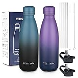 Insulated Water Bottle,2 Pack-12oz Stainless Steel