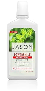 Jason Powersmile Mouthwash, Peppermint, 16 oz