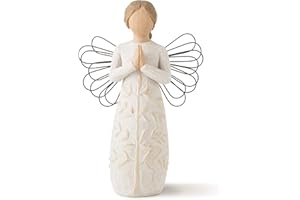 Willow Tree a Tree, a Prayer, May You find Strength, Beauty and Peace Each Day, A Gift for Baptism, First Communion, Confirmation, an Expression of Comfort, Hope, Healing, Sculpted Hand-Painted Angel