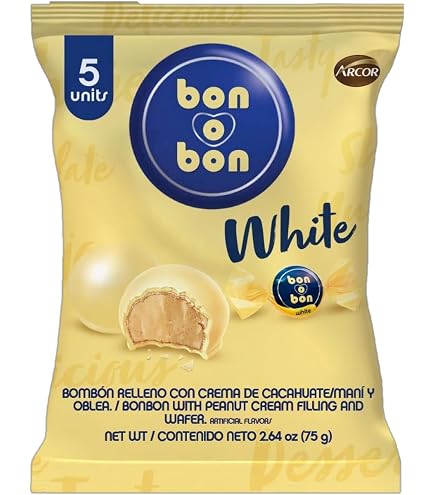Amazon.com: Arcor Bon o Bon - White Chocolate Bon Bons - Fun Size