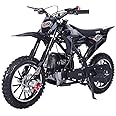 X-PRO Hawk Mini Dirt Bike, 40CC Gas Power 4-Stroke Dirt Bike, Pull Start, 10" Wheels! (Black, New Decals), DB-Z010