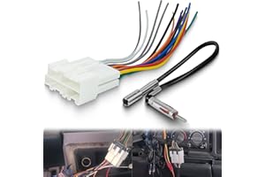Bedalio Radio Wiring Harness with Antenna Adapter Compatible with 1989-2002 Chevy GMC Buick Cadillac Install Aftermarket Stereo Wire Cable Adapter