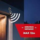 Maclean MCE25 GR Wall-Mounted 180° Motion & Dusk Sensor 1200W Grey view 2