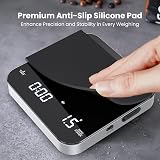 Maestri House Rechargeable Mini Espresso Scale with Timer 0.1g 2kg view 6