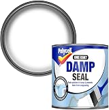 Polycell One Coat Damp Seal 1L Interior Patching Damp Seal White