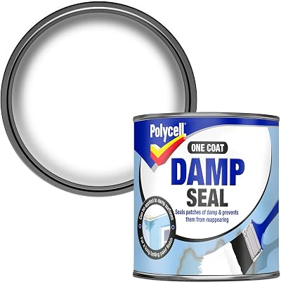 Polycell One Coat Damp Seal 1L Interior Patching Damp Seal White