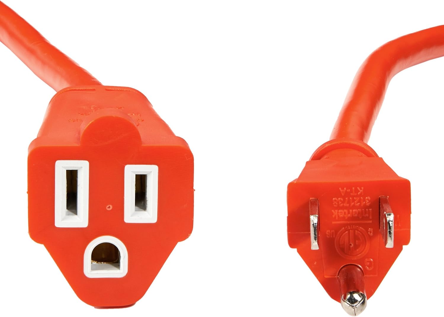 Basics 16/3 Vinyl Outdoor Extension Cord | Orange, 100-Foot - - 