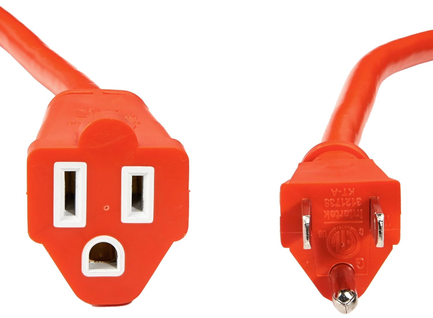 Basics 16/3 Vinyl Outdoor Extension Cord 100Foot KT101 Orange Tools