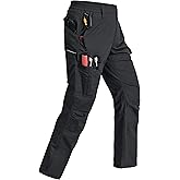 Mens Cargo Pants Ripstop Water Resistant Breathable Tactical Hiking Pants with 7 Pockets