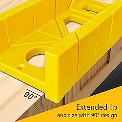 Hanpex 12 Inch Heavy Duty Mitre Box Cuts both 45