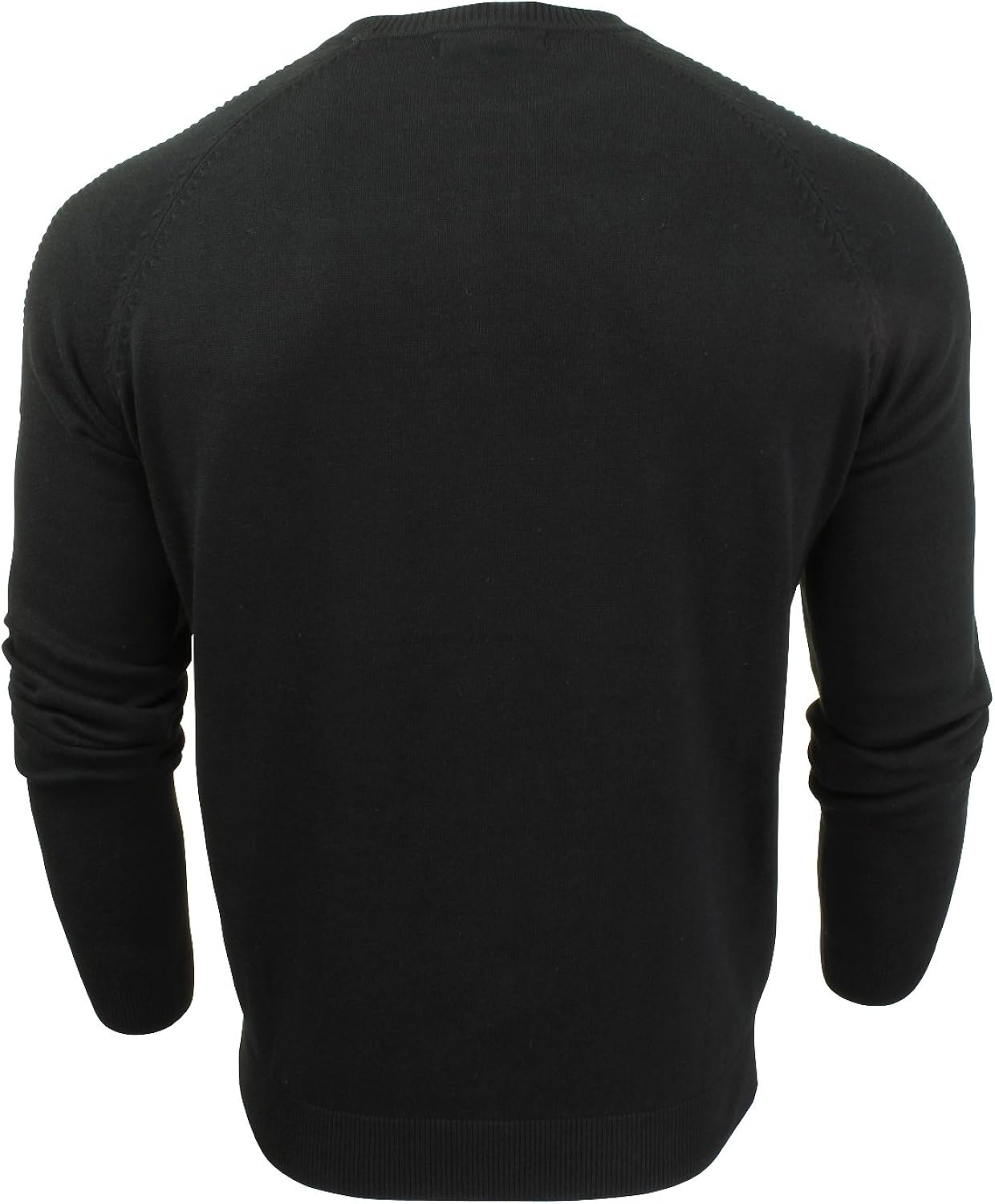 mens black crew neck jumper