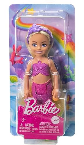 Barbie Dreamtopia Chelsea Mermaid Small Doll with Removable Hair