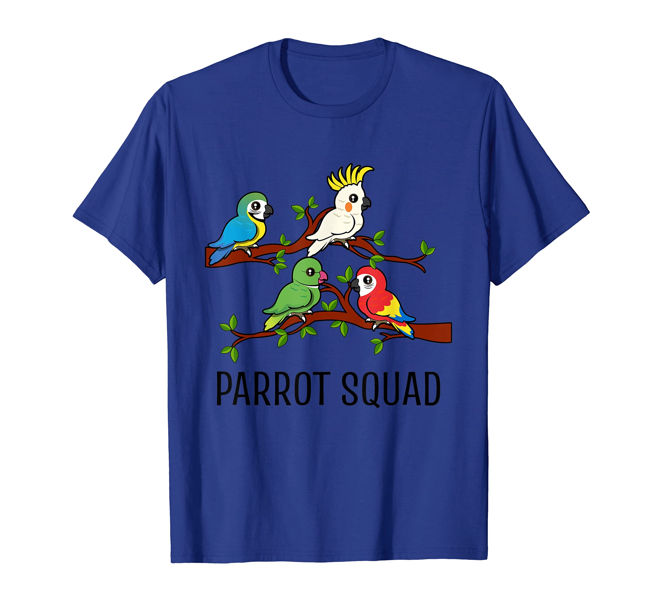 Cute Parrot Squad on a Tree T-Shirt