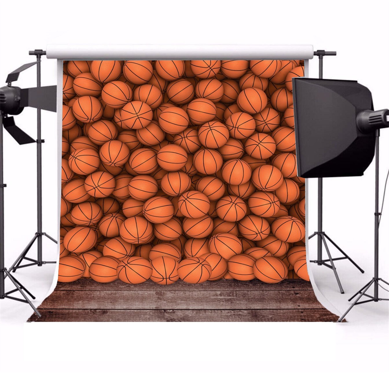 AOFOTO 8x8ft Backdrops Photography Background Basketball