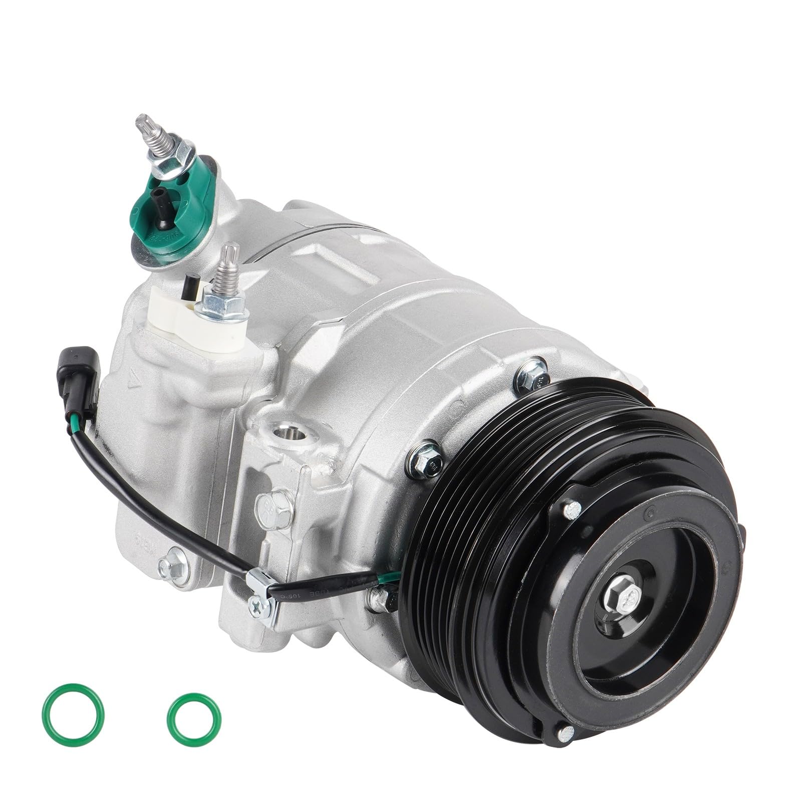 Photo 1 of Air Conditioning Compressor & A/C Clutch for Ford Explorer 2011-2019 3.5L(Manual Control Valve Compressor, Not Fit for turbocharged), Police Interceptor Utility 2013-2015 3.7L
