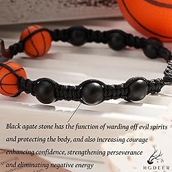 HGDEER Basketball Gifts, Basketball Bracelets