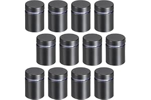 BTSKY 12PCS 3/4 x 1 Inch Sign Standoff Screws - Stainless Steel Wall Mount Advertising Glass Acrylic Standoff Hardware Advert