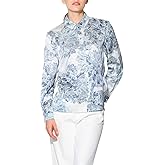 MOLISILK Silk Blouses for Women Long Sleeve Ladies Floral Button Down Shirts 19 Momme Mulberry Silk Cotton Business Work Tops