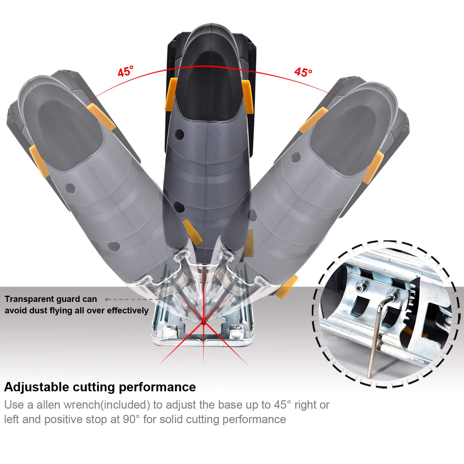 Powerland JS02 Brushed jig saw …