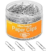 Medium Paper Clips,Paper Clip Medium Size,700 Pcs Clips Office Supplies for Paperwork Ideal for Home, School and Teacher Supplies.